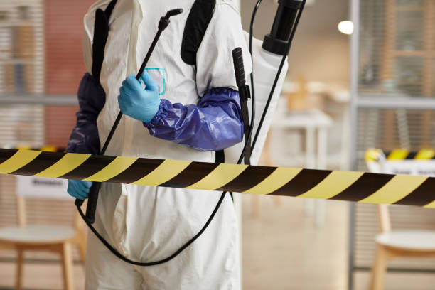 Professional Infectious Disease Decontamination technician working in Capay, CA